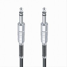 CAVO COLLEGAMENTO 2 JACK DA 6.5 MM 3 MT CAVETTO MICROFONO AUDIO STEREO JJACK-07