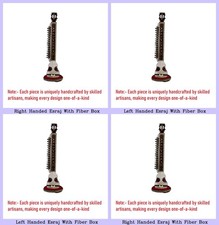 Classical Tun Wood Instrument Right Handed Left Handed Esraj With Fiber Box
