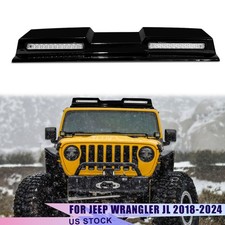Roof Top Light Lamp Bar Led Light Gloss Black For Jeep Wrangler Jl 2018-2024 Usa