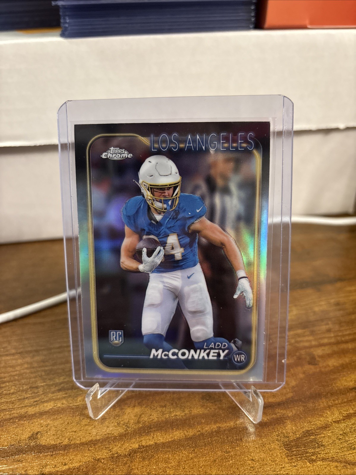 2024 Topps Chrome - Rookies Ladd McConkey #212 Refractor (RC)