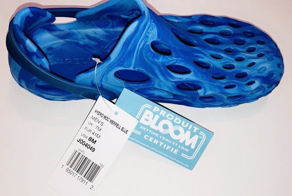 Merrell Uomo Hydro Moc Taglia 8 M Scarpe Acqua Blu Sandali Outdoor Spiaggia Slip On