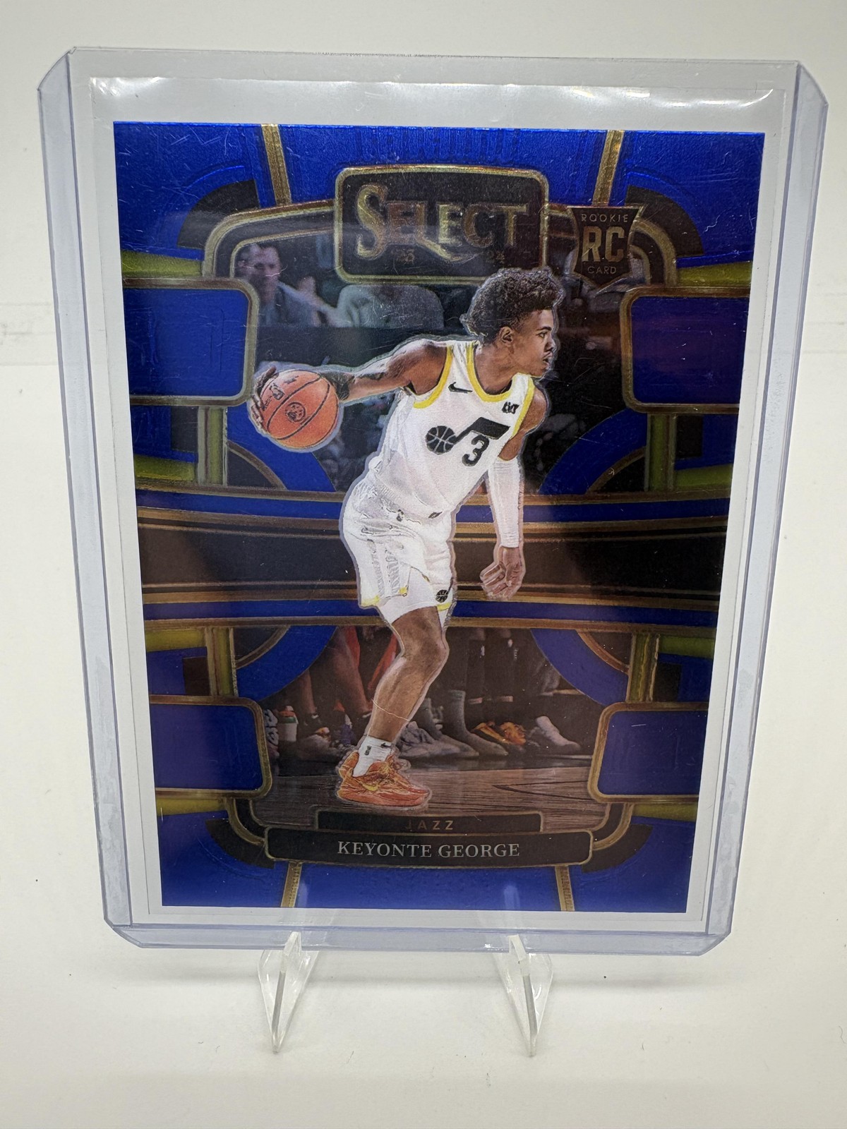 2023-24 Panini Select #75 Keyonte George Blue (Retail Base)