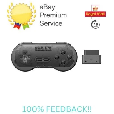 Controlador Gamepad Inalámbrico 8BitDo SN30 2.4g + Receptor Nintendo SNES Famicom