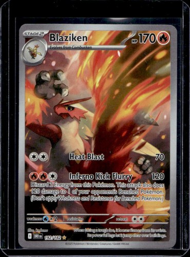 2025 Pokemon Destined Rivals Blaziken #192/182