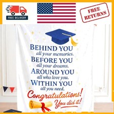Soft Flannel Throw Blanket - Ideal Graduation Gift for Class of 2026, 50x60