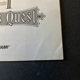 Castlevania 2 II: Simon's Quest con manual NES