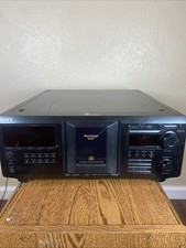 Sony CD Player CDP-CX455 400 CD Disc Changer No Remote/Parts Only/ NEEDS Belts