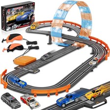 Slot Car Race Track Sets for Boys Age 4 5 6 7 8-12, Electric Race Car Track w...