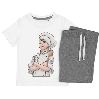 Kinder Nachtwäsche-/Pyjama-Set ''Child Chef'' (KP037029)