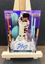 2025 Topps Finest Finest Autographs Grant McCray Purple Refractor /125 (AU, RC)