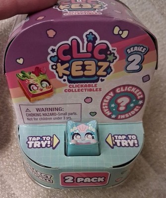 Clickeez CLIC KEEZ Clickable Collectibles Series 1 MysteryBox 2 Pack New VIRAL