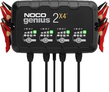 GENIUS2X4 8A 4 Bank Smart Battery Charger (2A/Bank) 6V/12V Automatic Maintainer