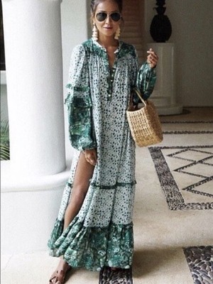 Spell & The Gypsy Collective Winona Gown ivy green dress size XS New with  Tags | eBay