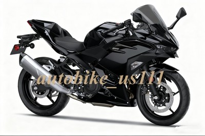 Fairing Kit For Kawasaki Ninja 500 2024-2026 ABS Injection Glossy Black Bodywork