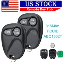 2 For 1997 1998 1999 Chevrolet Silverado Keyless Entry Car Truck Remote Key Fob