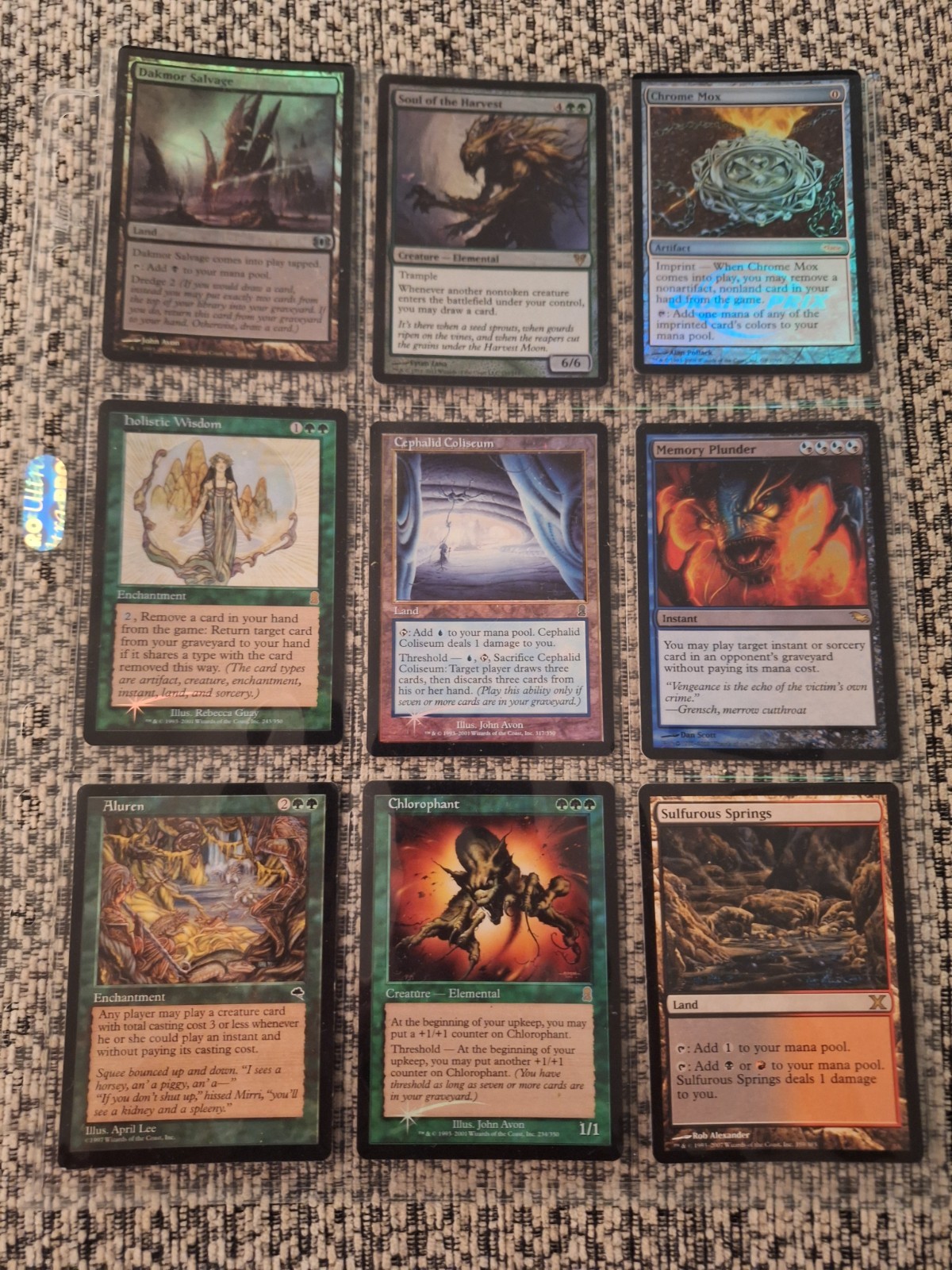 Magic the Gathering  Aluren  Enchantment Tempest Rare MTG