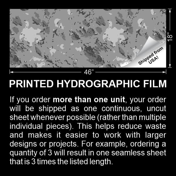Armed Forces 31 Camouflage - 18"x46" Hydrographic Film Hydro Dipping
