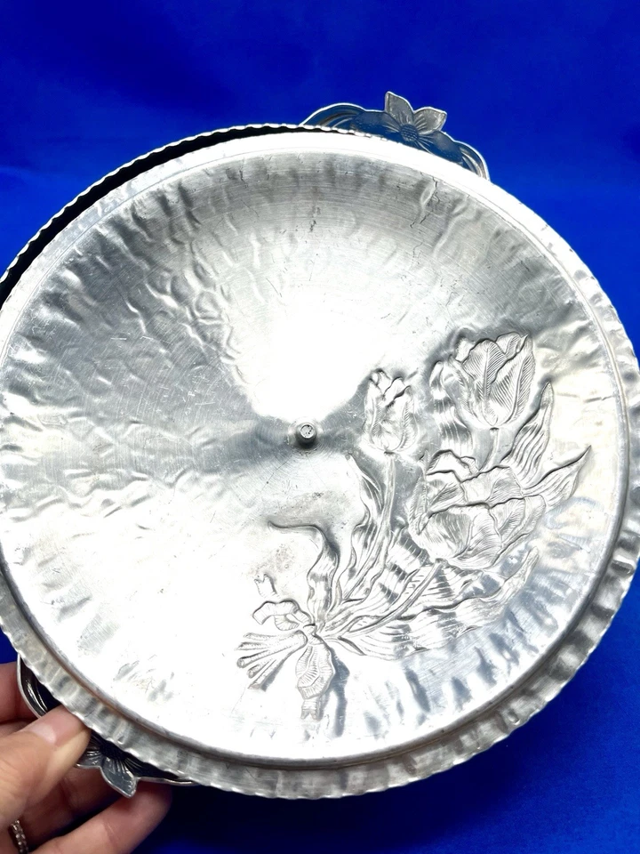 Cazuela de aluminio de colección con cuencos de vidrio utensilios de cocina Fire King Pyrex Foto 4 de 4