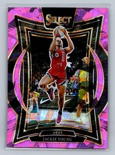 2025 Panini Select WNBA #50 Jackie Young Pink Ice Prizms