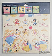 Sealed Disney Princess Create Magic 12x12 Scrapbook Kit Jasmine Ariel Snow White