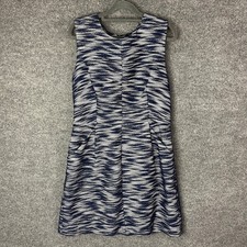 NEW $365 MILLY Coco Dress Textured Sleeveless Sheath Knee Length Size 12