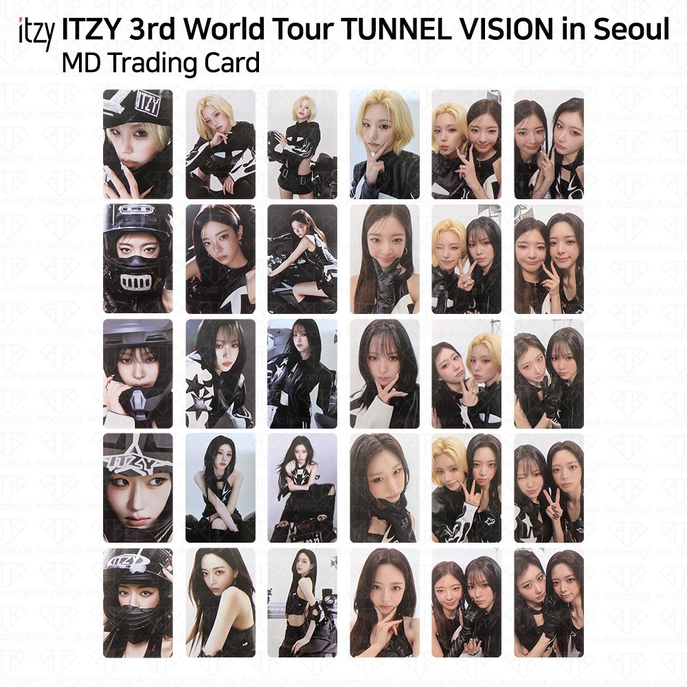 ITZY 3rd World Tour TUNNEL VISION MD Official Trading Card | eBay