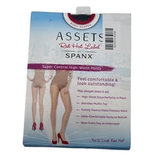 Spanx Red Hot Label Super Control High-Waist Panty Style 1841 Black Size 7