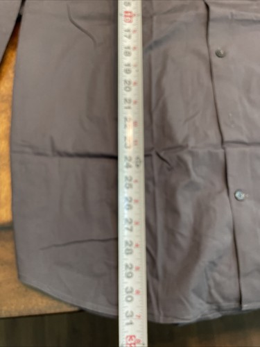 Express IMX Fitted Men's XL Long Sleeve Button Down maroon gray Shirt large N - Picture 3 of 11