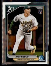 Zack Gelof 2024 Bowman Chrome #78 Oakland Athletics
