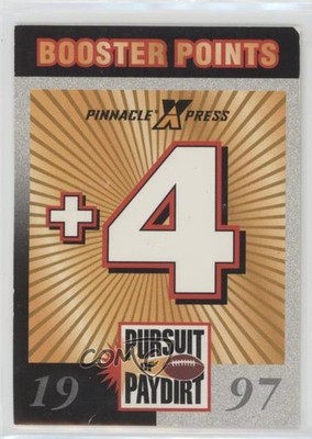 1997 Pinnacle X-Press Pursuit of Paydirt Game Points +4 #BP 0kb0