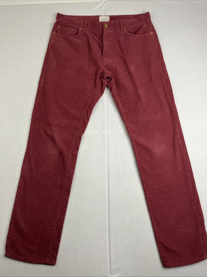 Pantalones deportivos Sid Mashburn de pana 34X31 Preppy rosa corral Foto 2 de 4