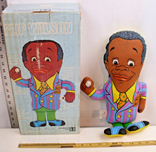 FLIP WILSON AND GERALDINE DOLL PULL STRING TALKING TOY SHINDANA 1970 BOXED