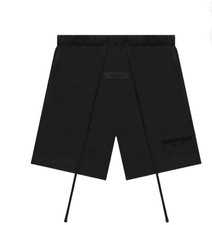 Essentials Men's Sweat Shorts Size L Black Fear of God Stretch Limo Pull On