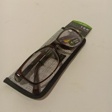 SAV OptiTech +2,00 Gafas de Lectura Marco Marrón con Estuche Nuevo