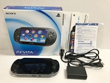 Rare Sony PlayStation PS Vita OLED PCH-1000 Black Complete in Box (CIB)