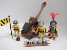Playmobil Belagerungsgerät Katapult mit Ritter Figuren für Ritterburg