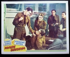 SHEMP HOWARD/HARRY JAMES-REPRODUCTION  Lobby card PRIVATE BUCKAROO