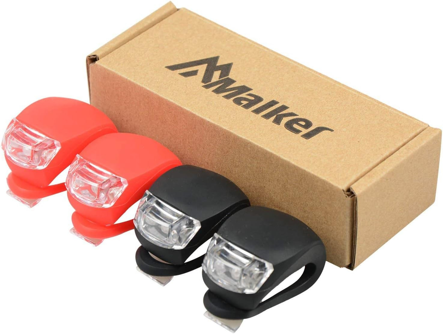 Bicycle Light Front and Rear Silicone LED Bike Light Set - Bike Headlight and Ta