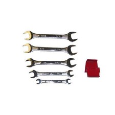 Barjan 0751016 5 PC WRENCH SET .25 in..63 in. with CLIP