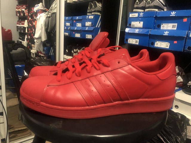 adidas superstar supercolor red size 7