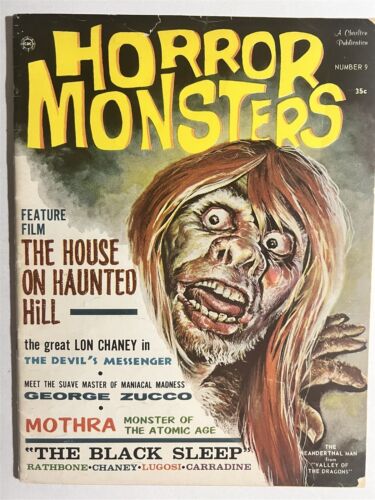 HORROR MONSTERS #9 1964 CHARLTON PUBLICATIONS UNIVERSAL HORROR FAMOUS MONSTERS