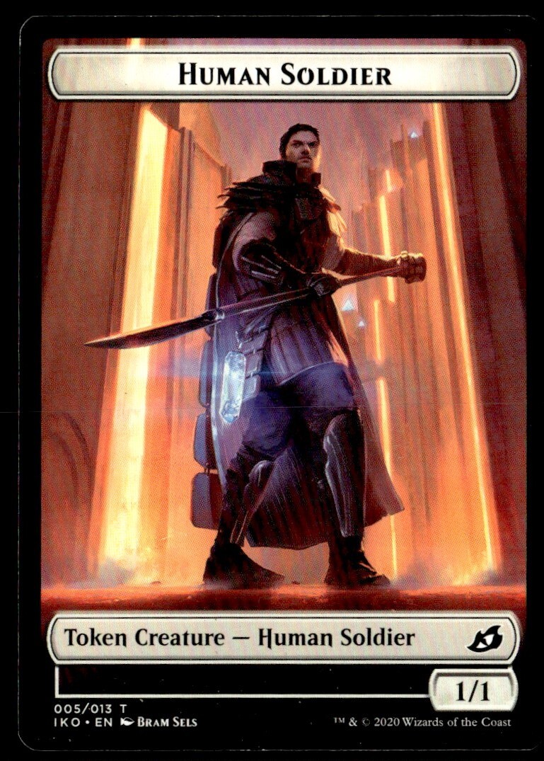 2020 Double Masters Tokens Common Human Soldier Token #5 MTG