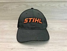 Stihl Outfitters Trucker Baseball Hat Embroidered Black Snapback NWT