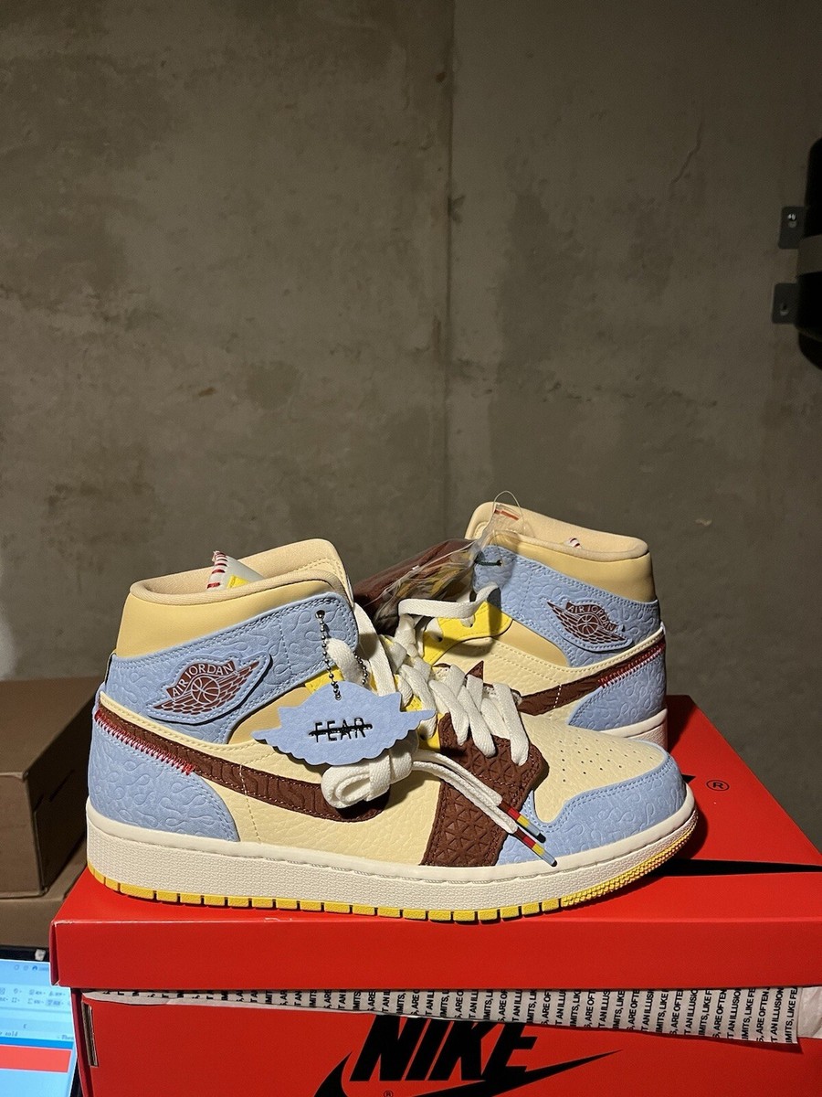 Size 9.5 - Maison Chateau Rouge x Air Jordan 1 SE Mid Fearless
