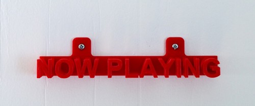 NOW PLAYING Vinyl Record Display Wall Mount Shelf Storage for LP - 3D Printed - Imagen 35 de 36