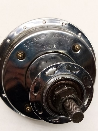 Vintage 1956 Sturmey Archer Front Dynohub 32H, 6/56 - Picture 9 of 11