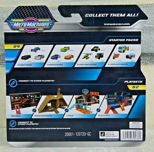 (5) MICRO MACHINES 3-Packs *New/Sealed* Series 2 & 4 Stunt/City/Exotics/Police/+ - Picture 7 of 7