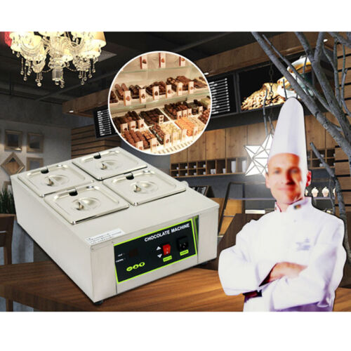 Máquina de Templado Eléctrica de Chocolate 8KG 1KW Fabricante de Calefacción Comercial Olla de Fundición - Imagen 5 de 6