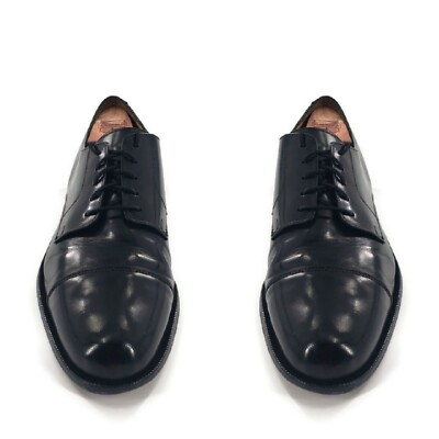 Cole Haan Caldwell Black Leather Oxford Cap Toe Lace Up  display picture 1
