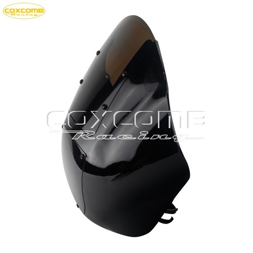 5 3/4" Headlight Quarter Fairing w/ Windshield Screen for Harley Dyna Sportster - Picture 7 of 10